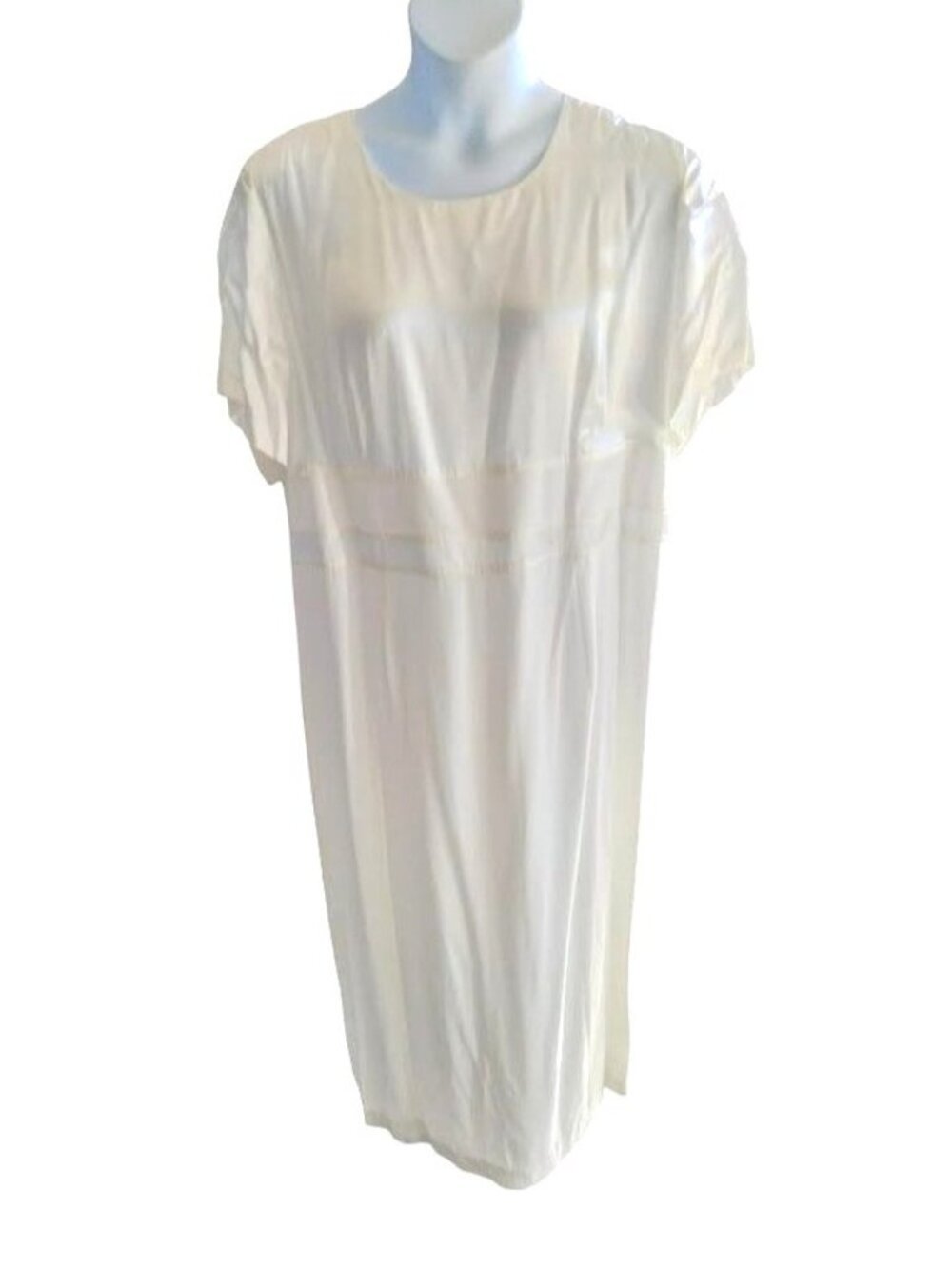 Ronni Nicole II Plus Size 24W Dress & Jacket Maxi Ivory Back Zip Two-Piece Set - Picture 6 of 12